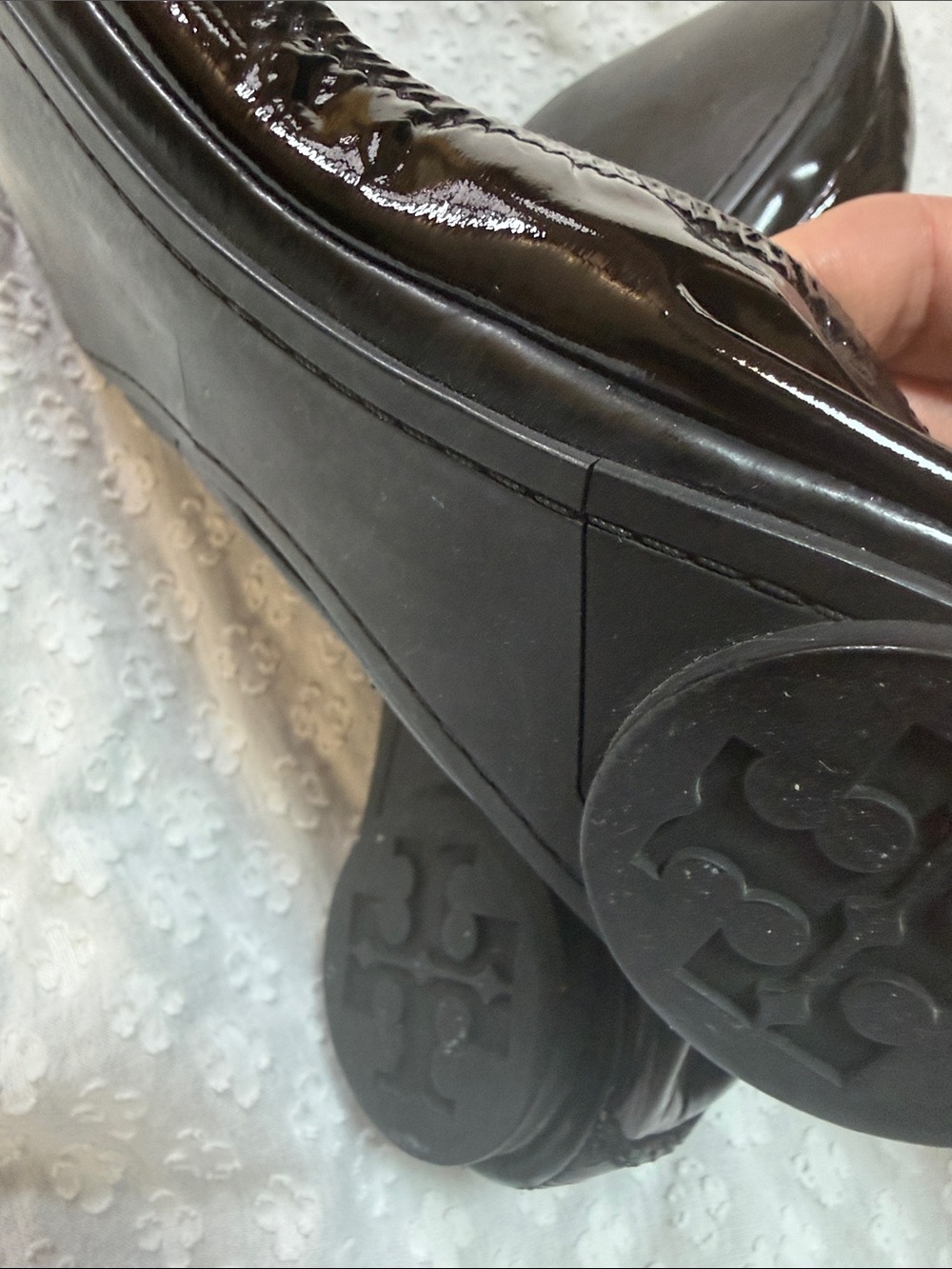 Tory Burch Eddie patent leather ballet flats size 9 - Picture 4 of 15